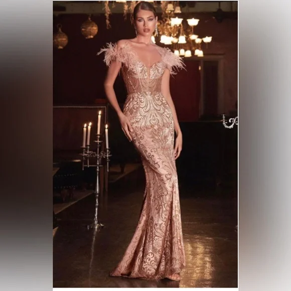 Cinderella | Dresses | Cinderella Evening Dress Rose Gold | Poshmark Cinderella | Dresses | Cinderella Evening Dress Rose Gold | Poshmark